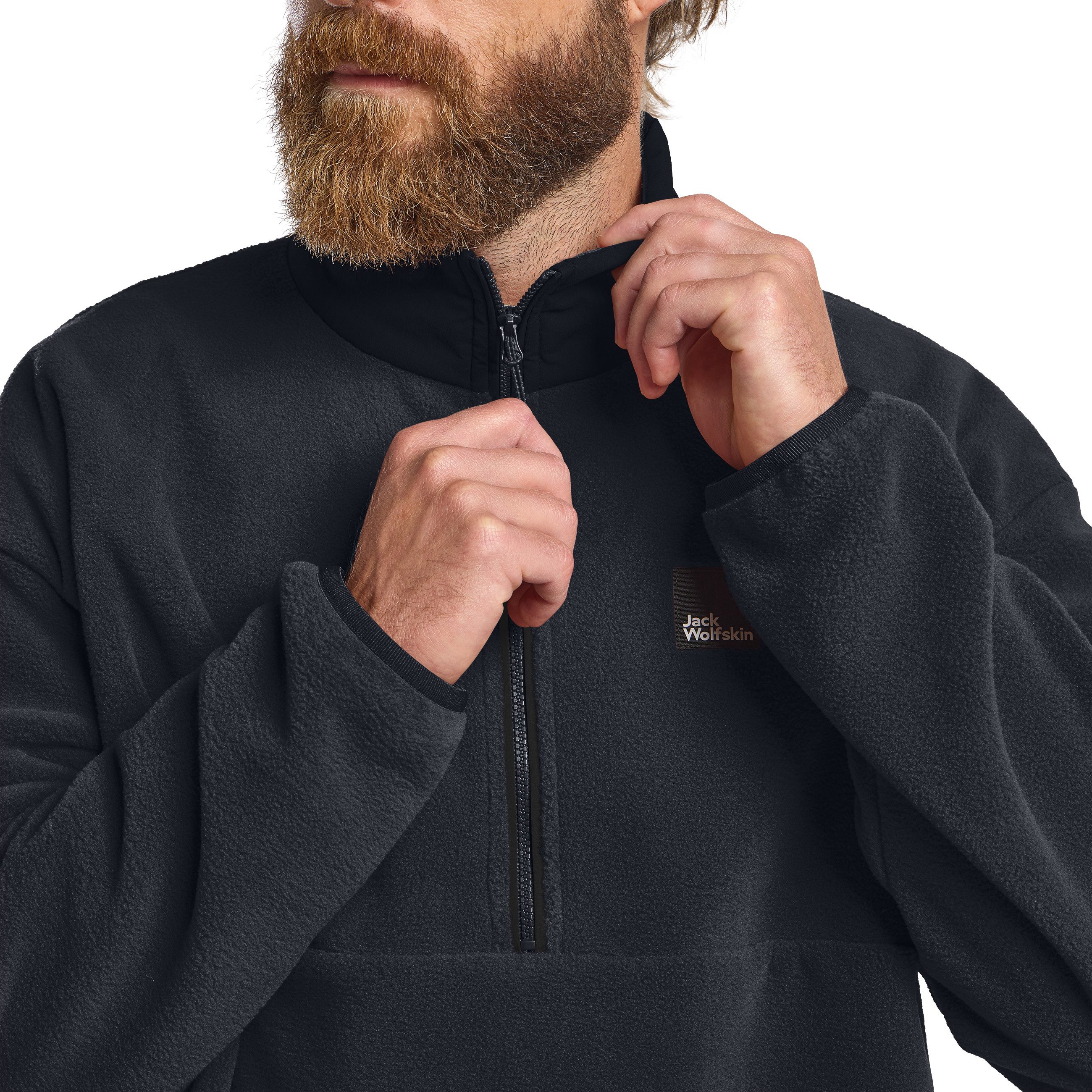 Jack Wolfskin Fleecejacke SUMETRO HZ M wärmender Midlayer, leichtes Design, mit zwei Eingrifftaschen