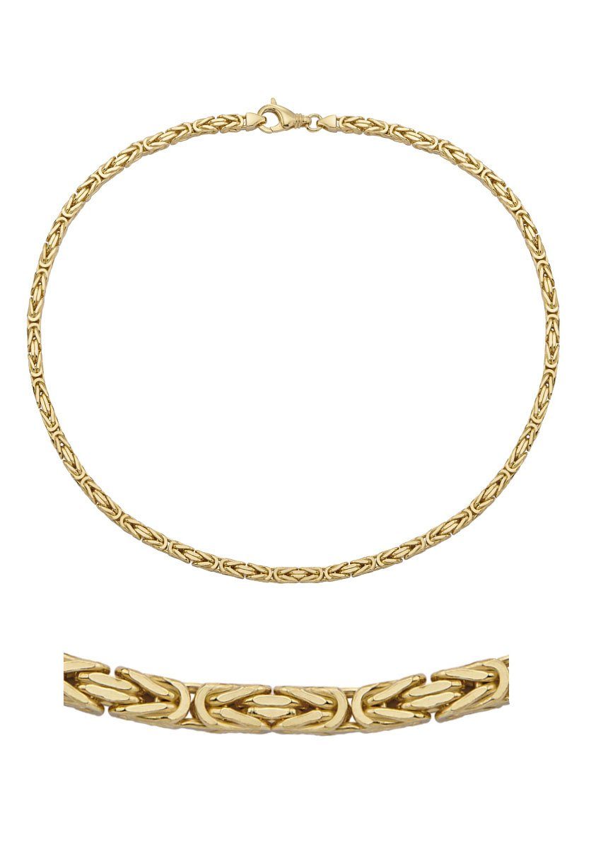Kette ohne Anhänger Schmuck Geschenk Silber 925 Halsschmuck Halskette Königskette