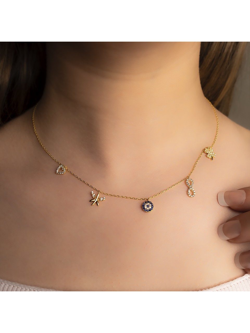 Nisan Kette und Anhänger Set, Elegante günstig online kaufen