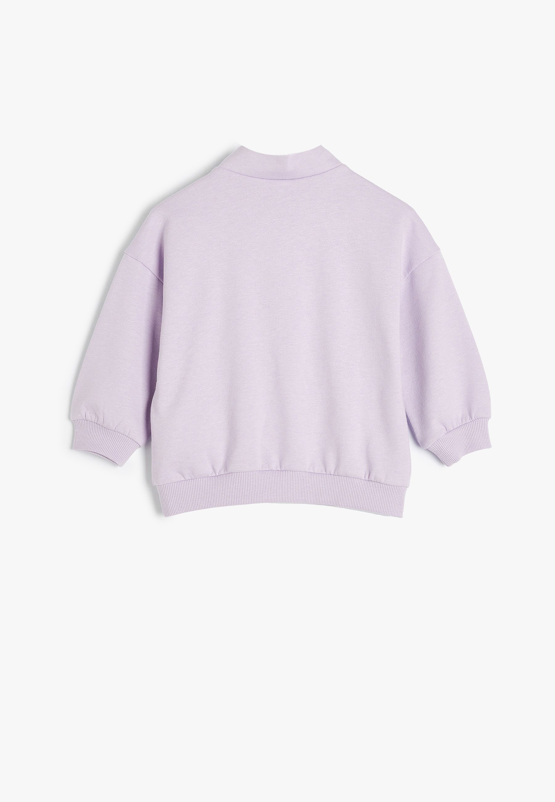 Koton Sweatshirt Halbreißverschluss Mit Aufdruck Sweatshirt