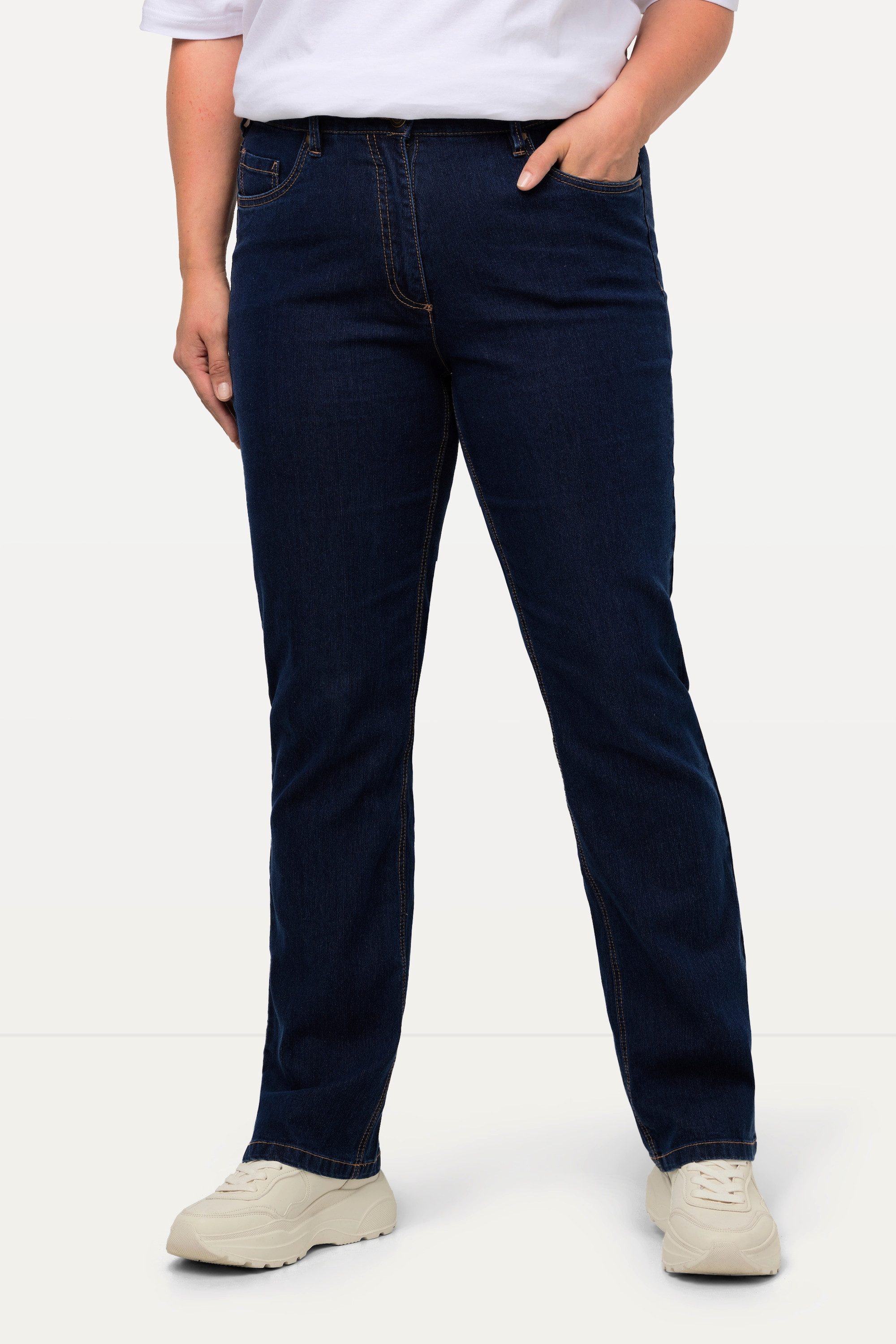 Funktionshose Jeans Mandy gerades Bein Stretch 5-Pocket-Form