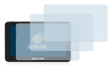 BROTECT flexible Panzerglasfolie für Snooper Ventura Pro S6900, Displayschutzglas, 3 Stück, Schutzglas Glasfolie klar