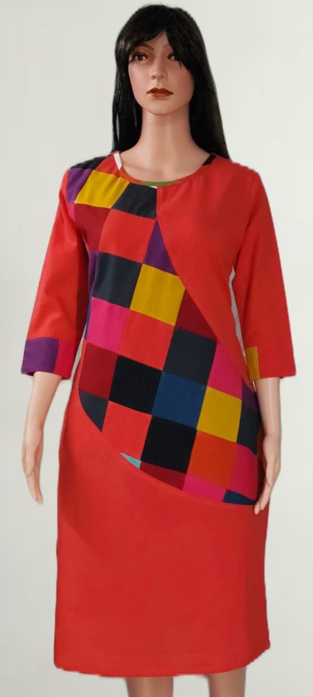 PfauGermany Longtunika Golden Finch Cross Patch