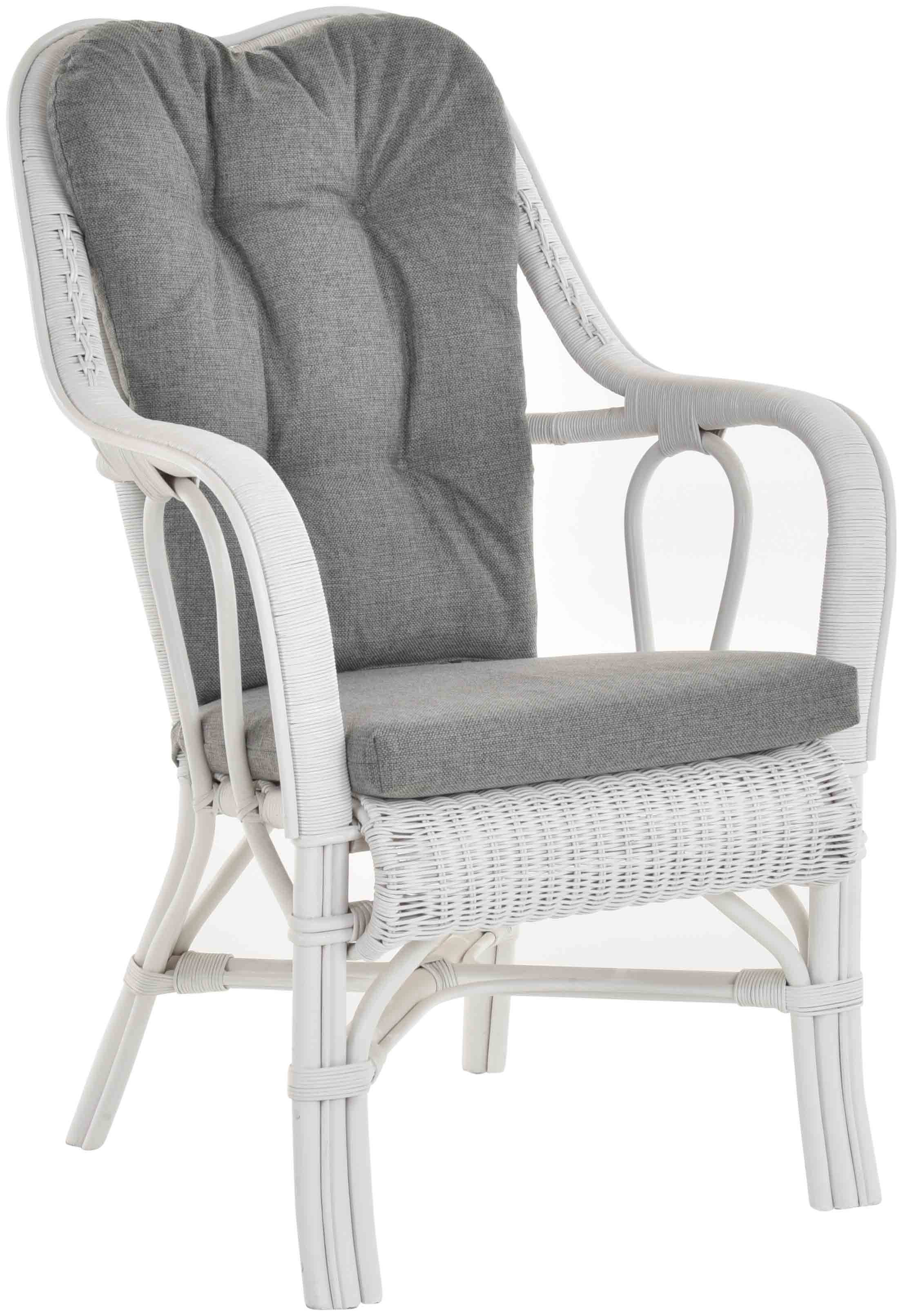 Krines Home Loungesessel Set/2 Rattan Wintergartensessel Harrison Wintergarten Rattansessel (2-St., 2er-Set), hohe Rückenlehne mit Armlehne