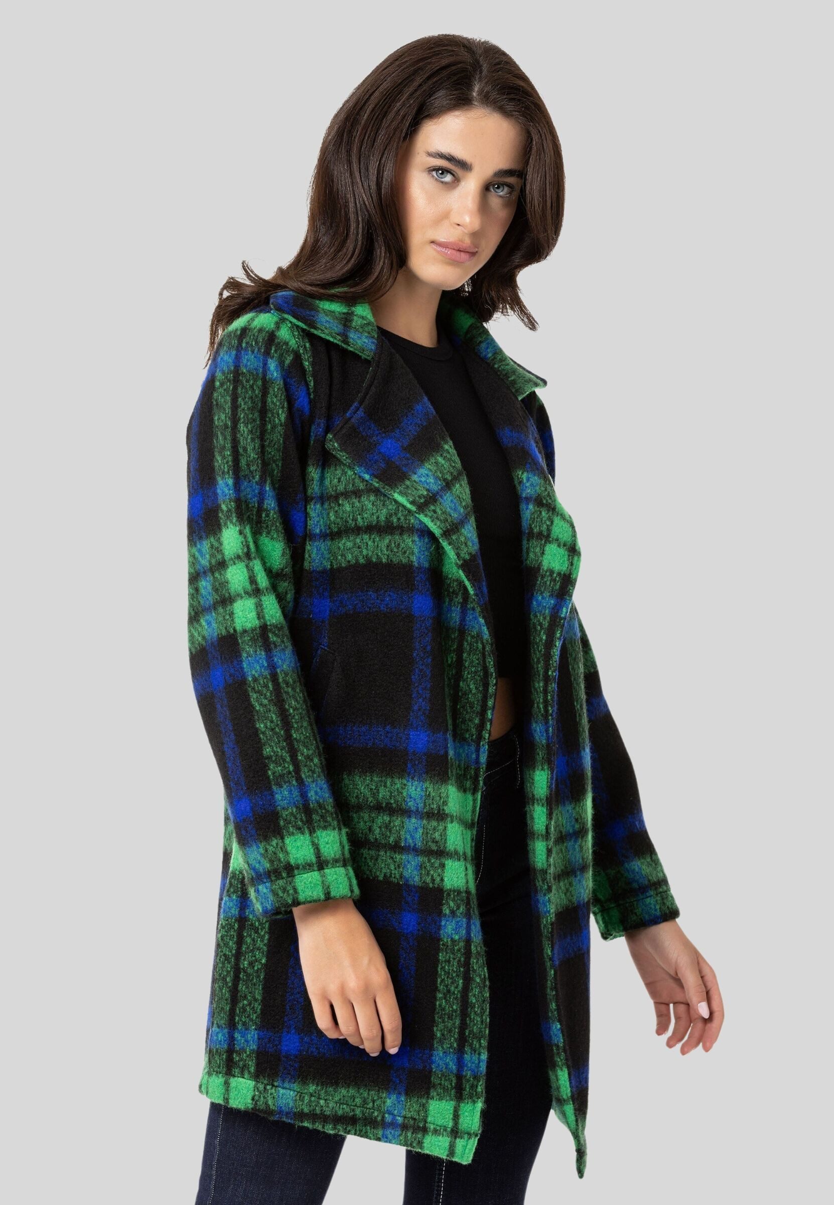 Cipo & Baxx Outdoorjacke Куртки im schicken Karo-Design