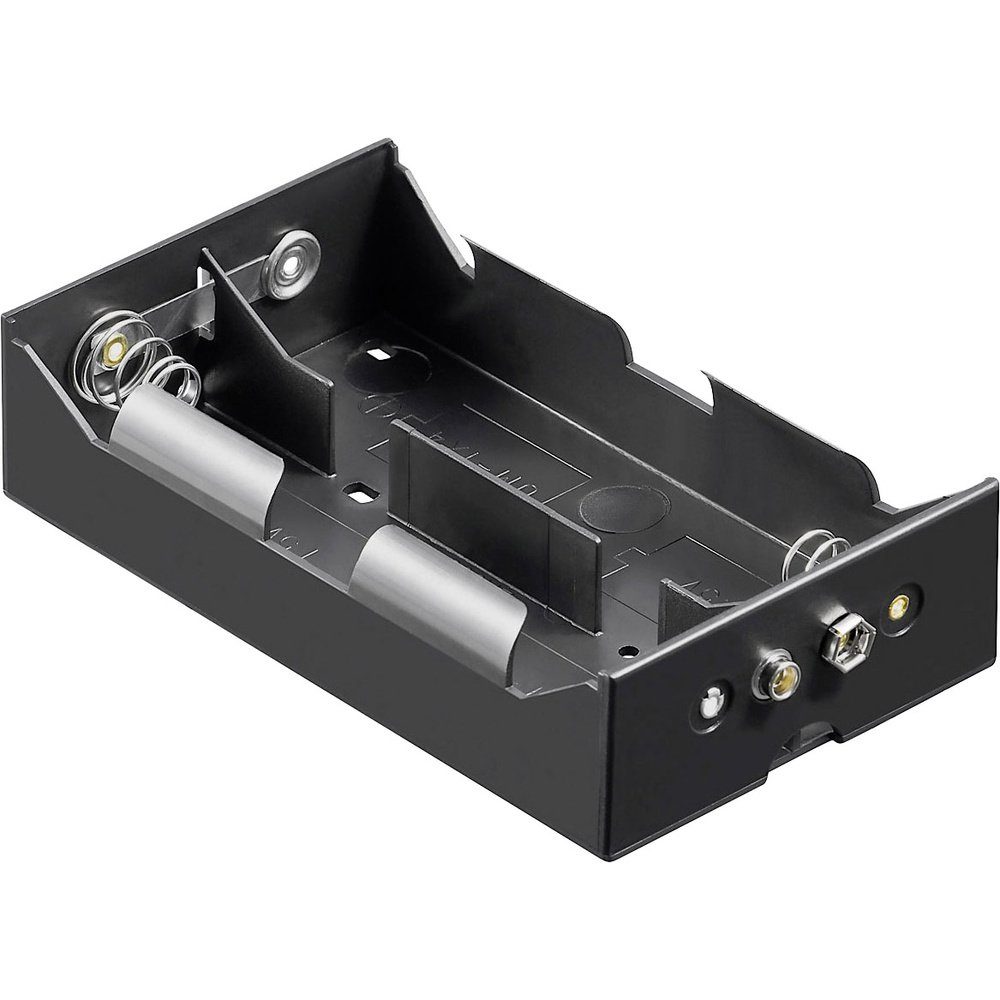 Goobay Batteriewächter Goobay 11977 Batteriehalter 4x Mono (D) Druckknopfanschlu