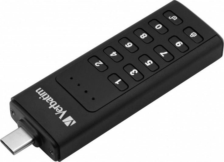 Verbatim Keypad Secure 32GB USB-Stick (USB 3.2, Lesegeschwindigkeit 160 MB/s)