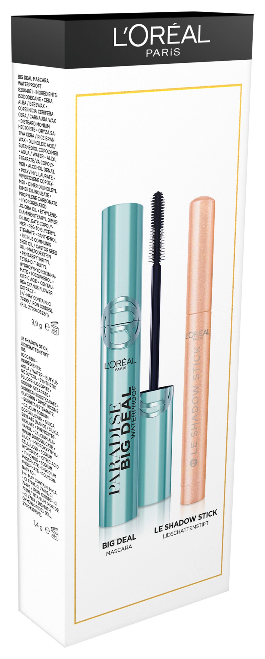 L'ORÉAL PARIS Make-up Set L'Oréal Paris Set: Paradise BigDealMascara Waterproof + LeShadowStick