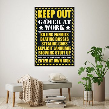 GB eye Poster Keep out Gamer at work Poster 61 x 91,5 cm