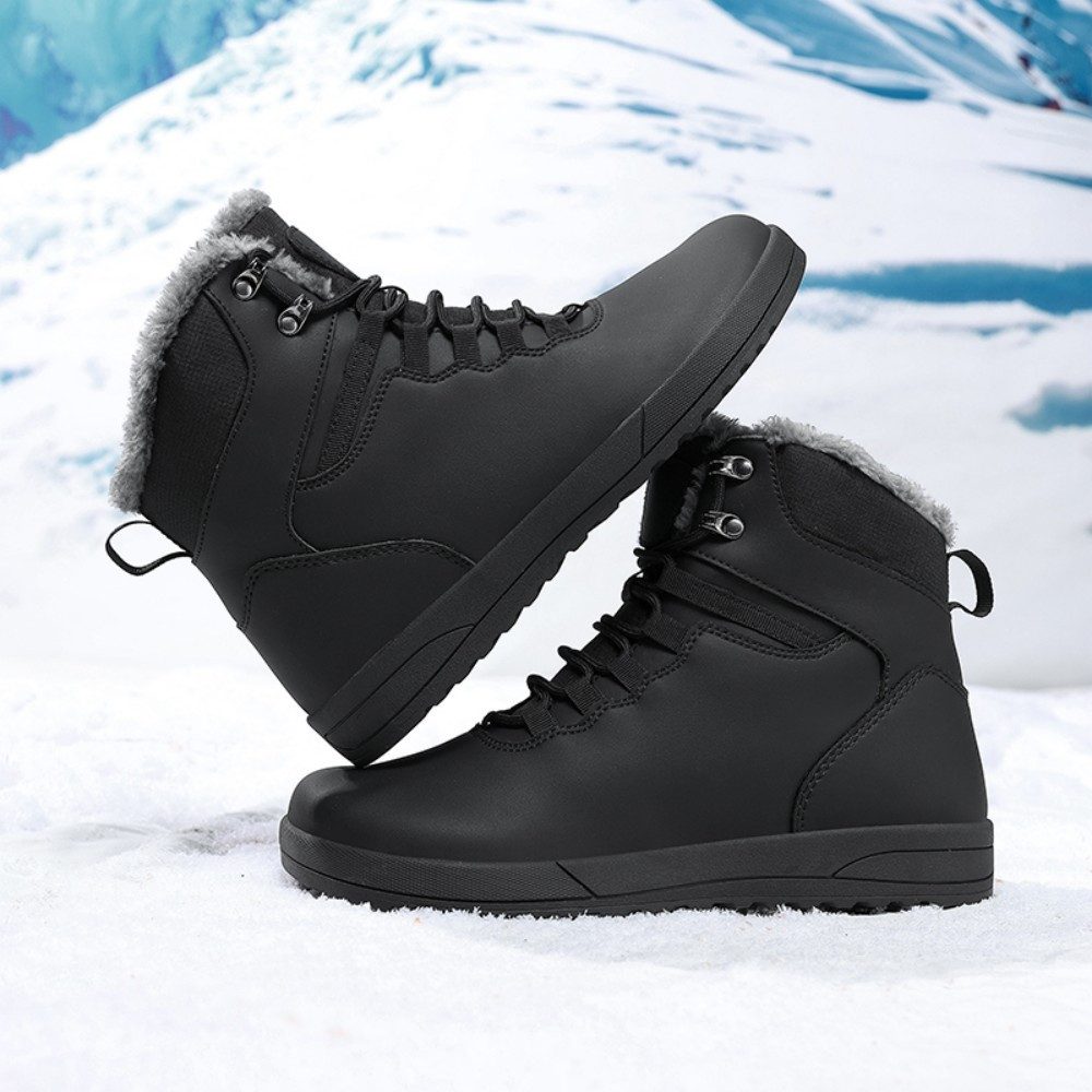 HUSK'SWARE Schneeschuhe Bequeme Winter-Schneestiefel (Warme Wanderschuhe, High-Top-Schuhe), efütterte Winterstiefel für Damen & Herrenr- ideal für kalte Tage – Bild 4 von 5