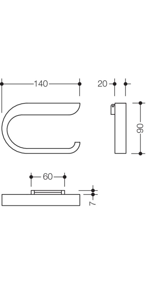 HEWI Toilettenpapierhalter
