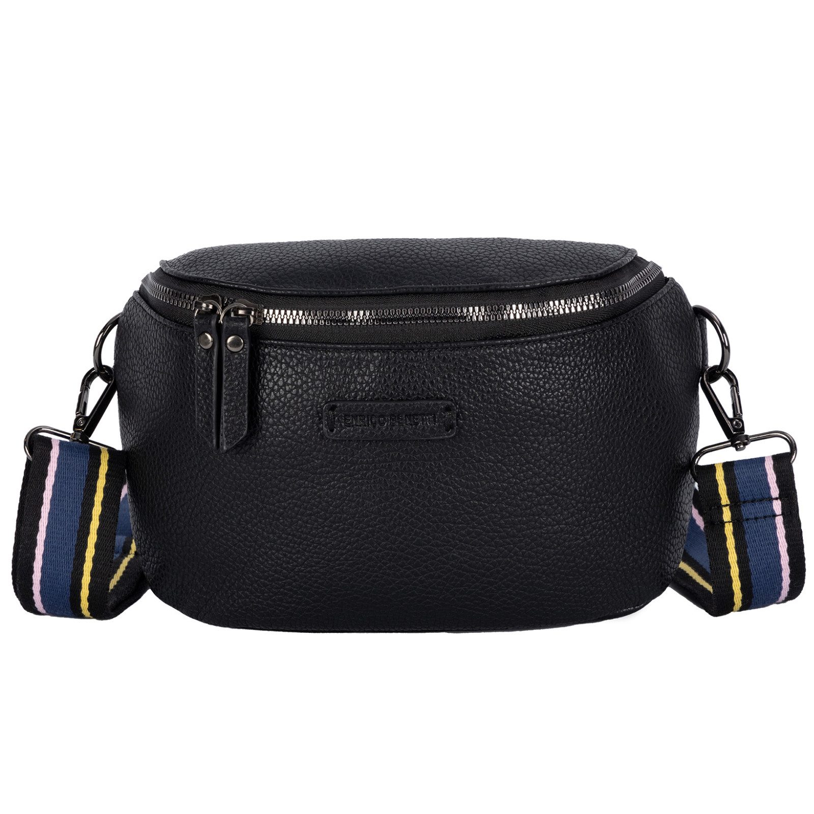 Enrico Benetti Gürteltasche Bauchtasche Umhängetasche Crossbody-Bag Kunstleder Italy-Design, als Schultertasche, CrossOver, Umhängetasche tragbar