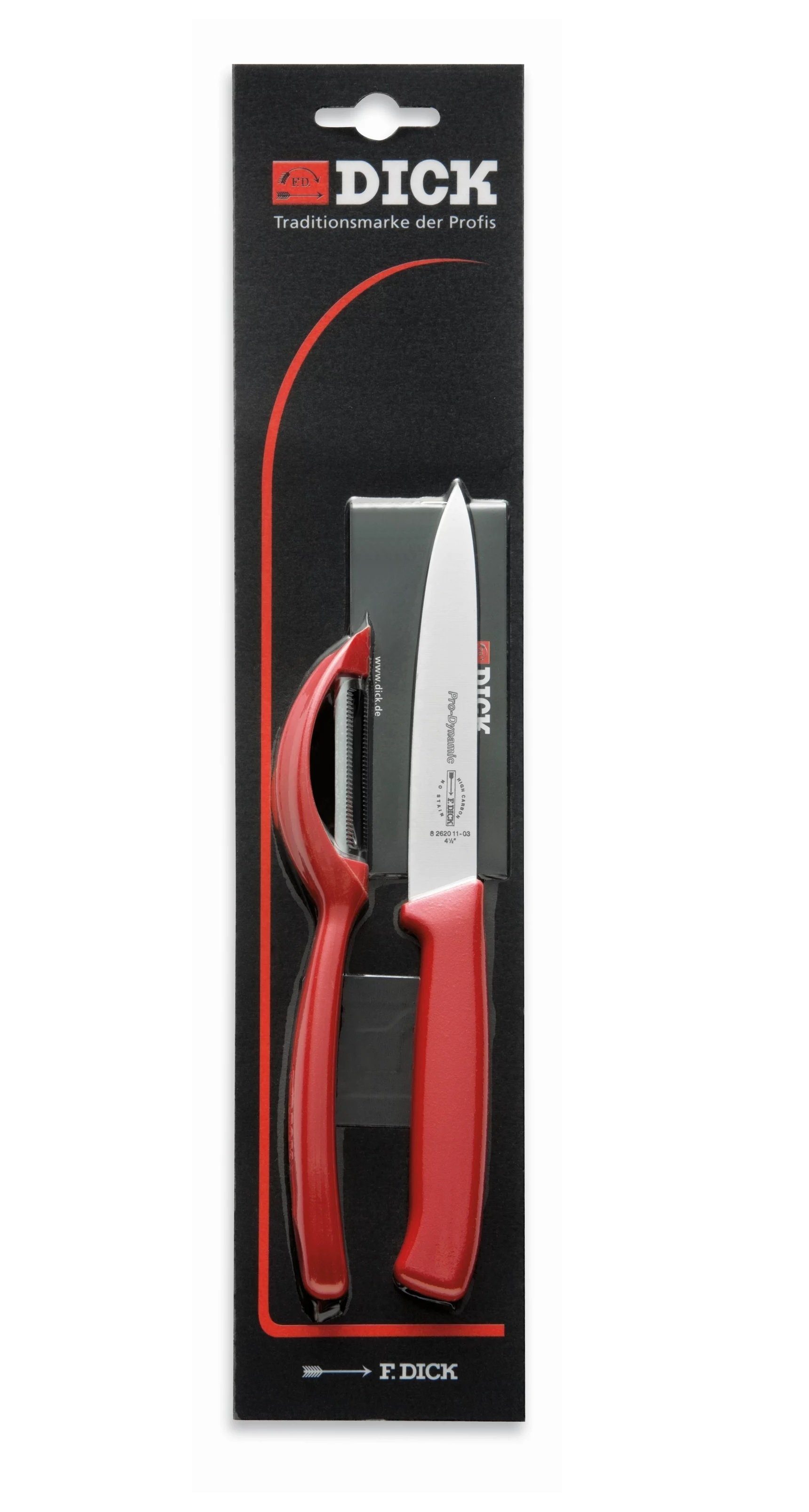 F. DICK Messer-Set Dick Set aus Messer mit Schäler 8570010