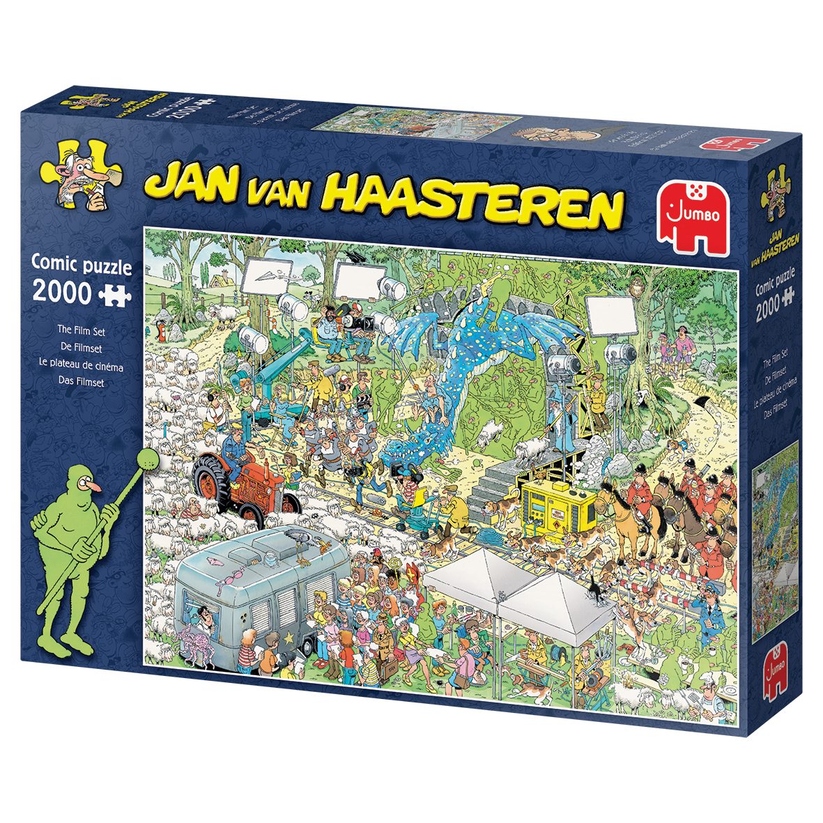 Jan van Haasteren Puzzle Jan van Haasteren Das Filmset 2000 Teile Puzzle, 2 günstig online kaufen
