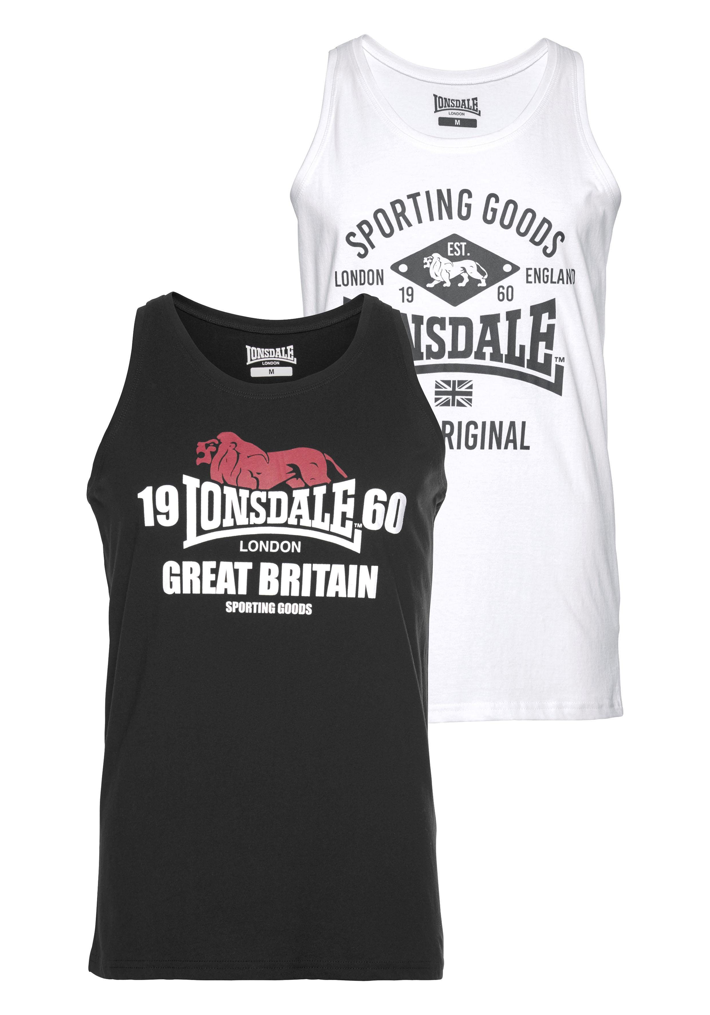 Lonsdale Tanktop BIGGIN (Packung, 2-tlg., 2er-Pack) günstig online kaufen