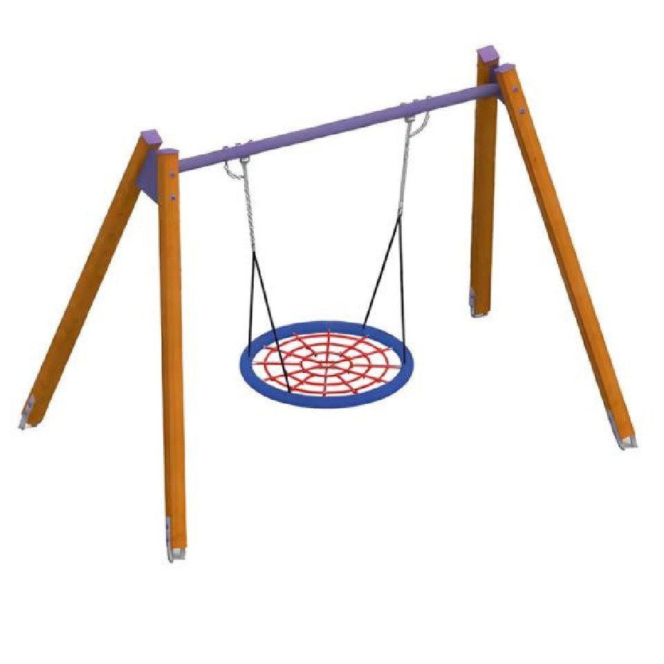 JVmoebel Nestschaukel Abenteuerspielplatz Schaukel Wippgerät Balkenwippe Wippbrett, Made in Europa