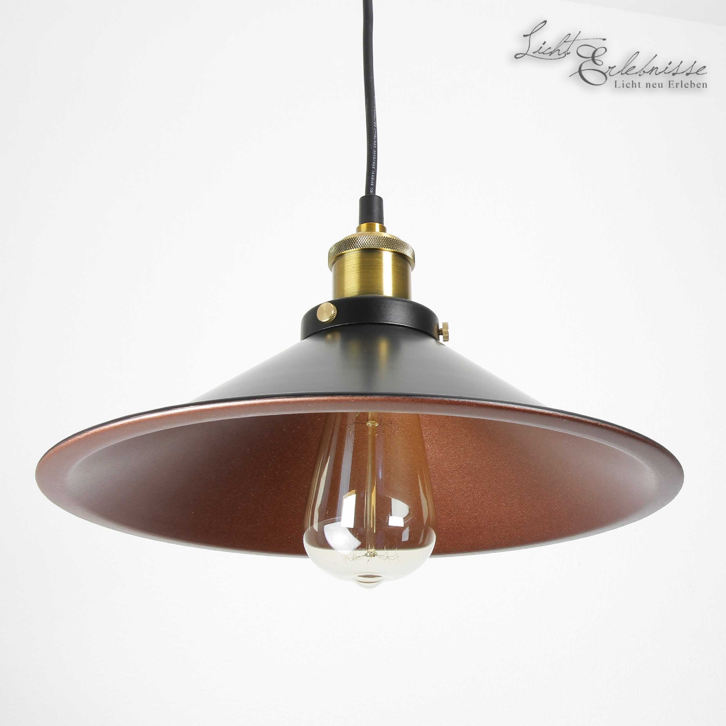 Licht-Erlebnisse Pendelleuchte DOVER, ohne Leuchtmittel, Küchenlampe Indust günstig online kaufen