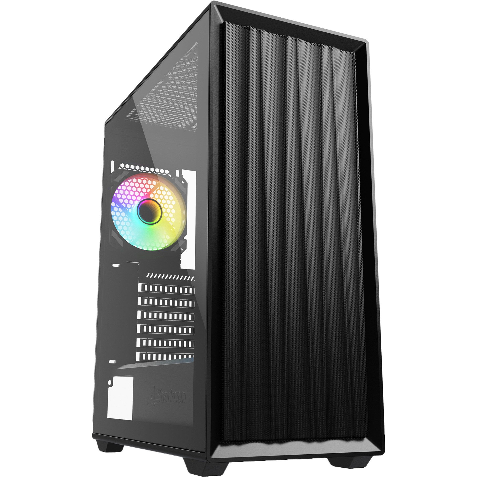 PC-Gehäuse Sharkoon VK3 RGB, Tower-Gehäuse, (Tempered Glass)