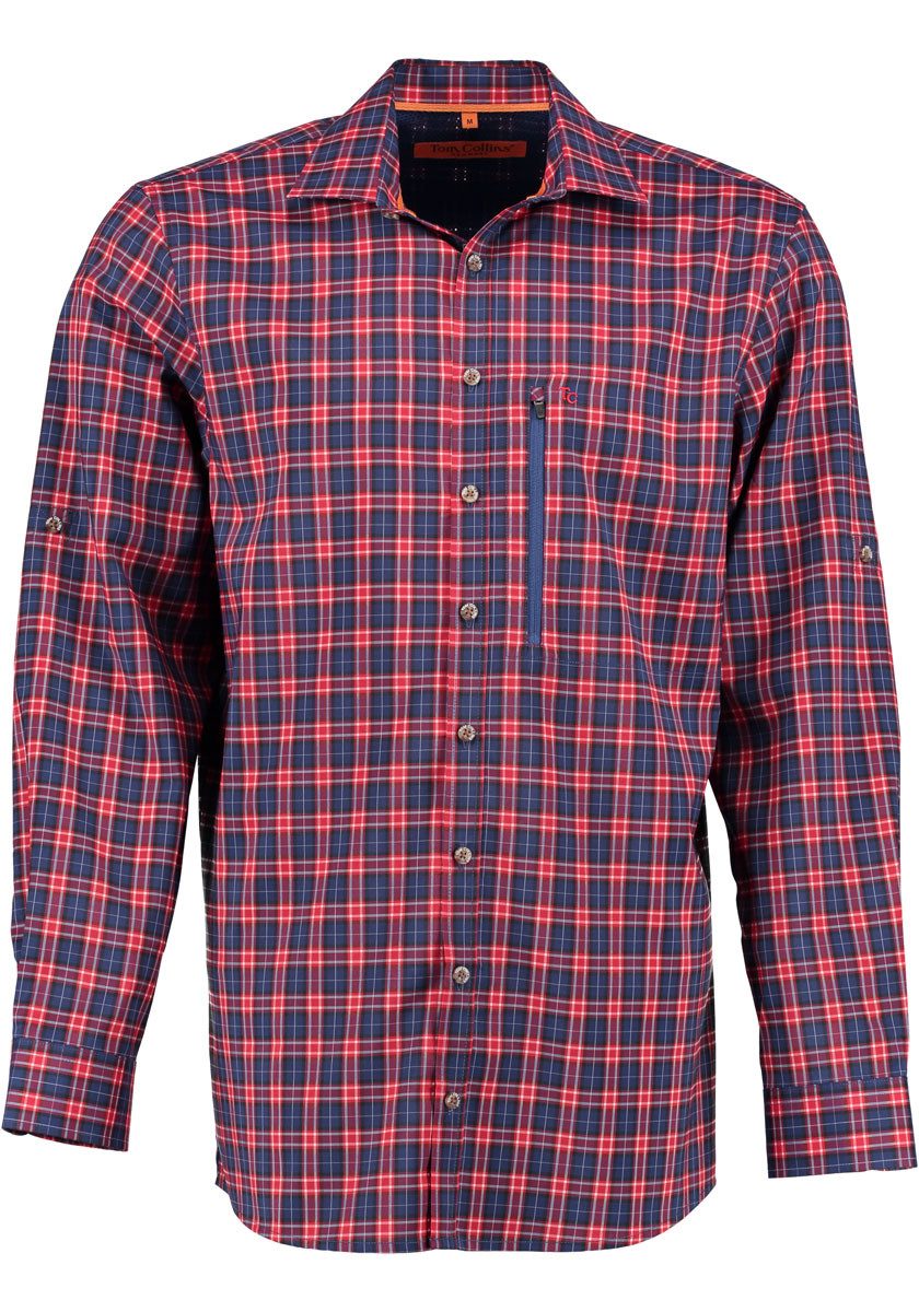 Tom Collins Outdoorhemd Akoio Herren Langarm Jagdhemd mit TC-Stickerei auf günstig online kaufen