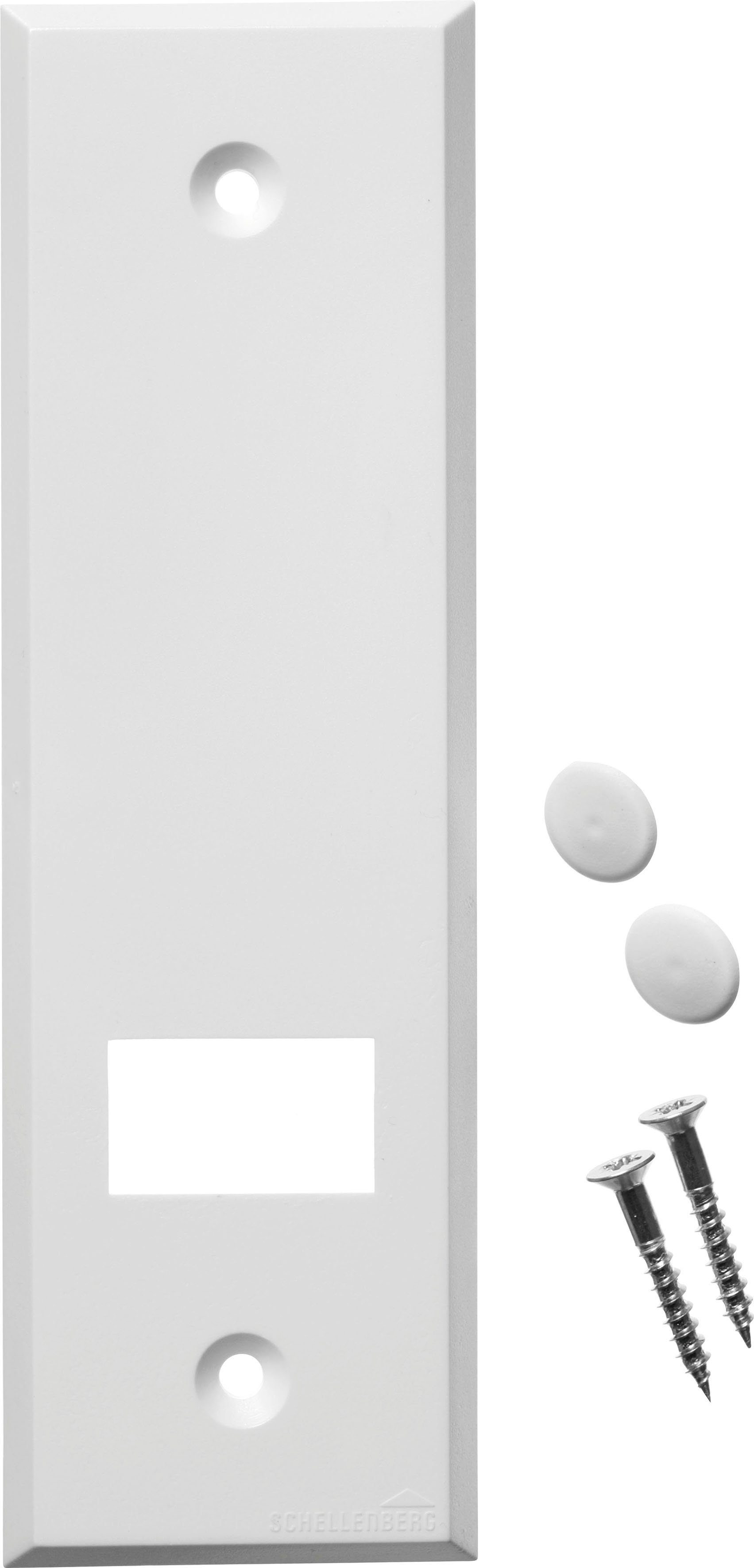 SCHELLENBERG Gurtwickler-Abdeckplatte Maxi, Zubehör für passend Einlassgurtwickler, weiß Einlassgurtwickler, langlebig, 135 Kunststoff mm, aus für