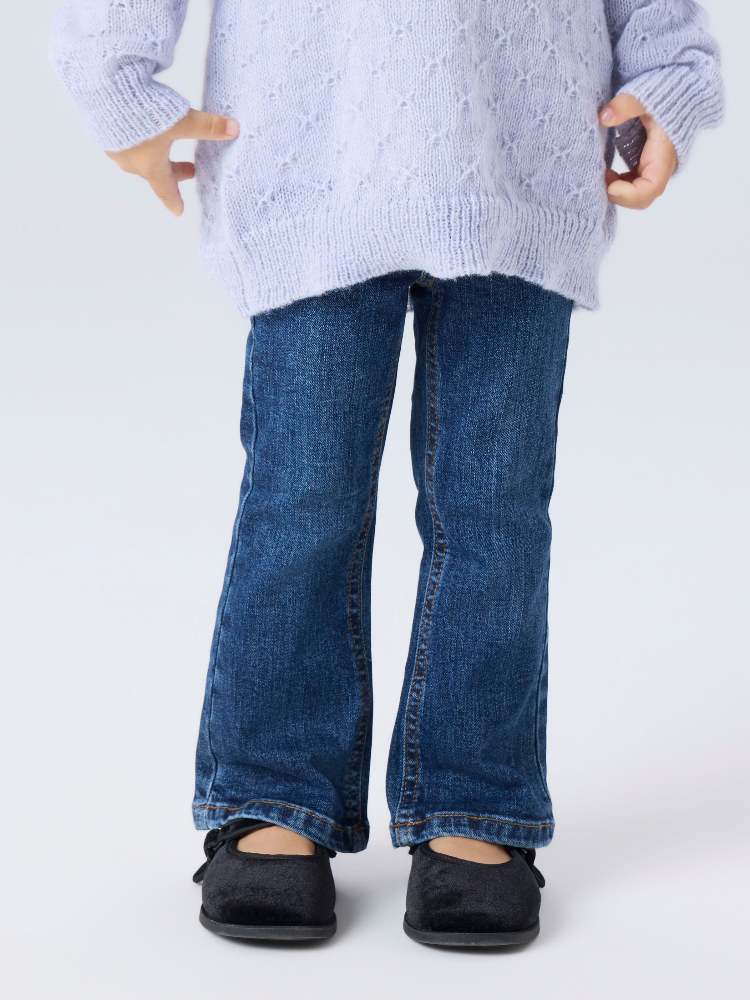 Name It Bootcut-Jeans NMFPOLLY BOOTCUT JEANS 8809-MD TB Baumwollmischung, bootcut fit