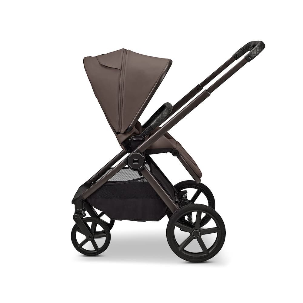 Moon Kombi-Kinderwagen Gio Fold Kombikinderwagen inkl. Cosmo 2.0, Gestell und Babywanne mit einem Handgriff zusammenfaltbar