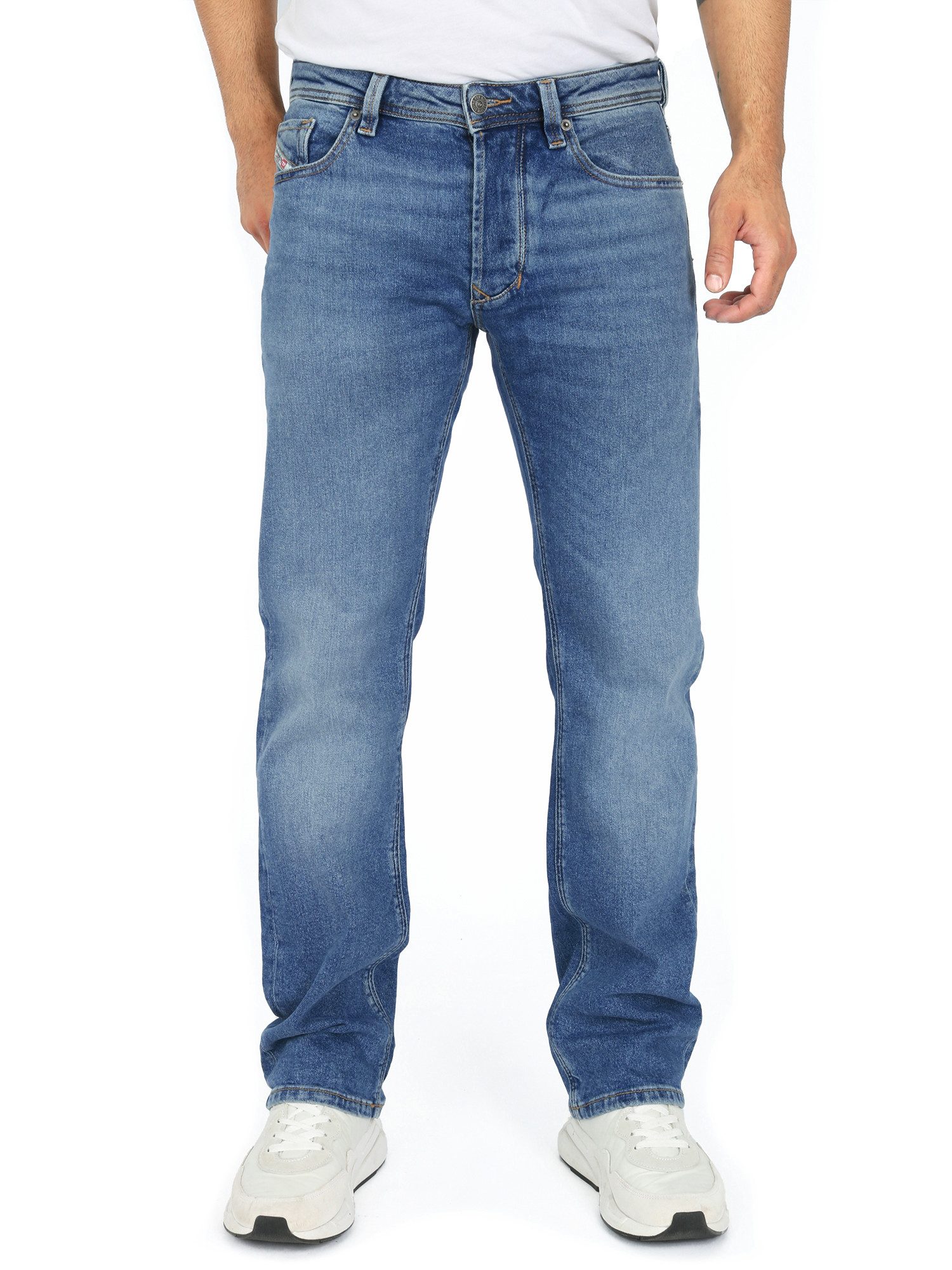 Diesel Straight-Jeans reguläre, gerade Beinform - 1985 LARKEE 0ENAT günstig online kaufen