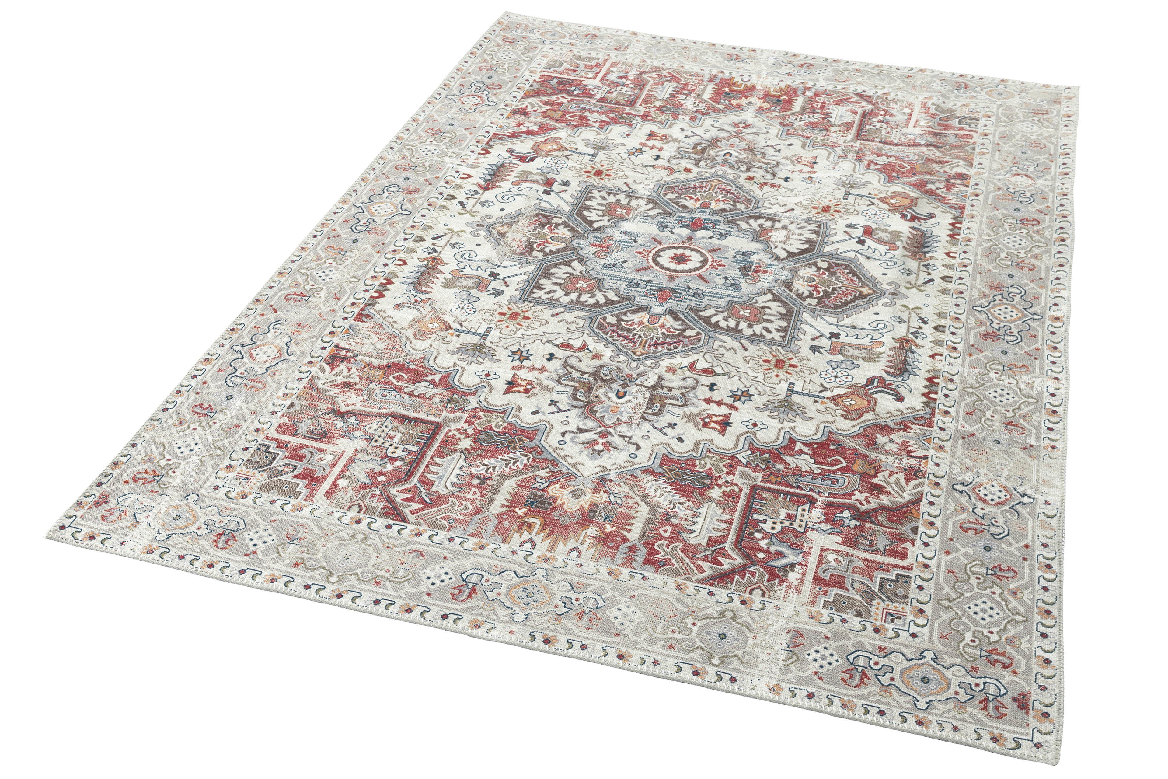 TeppichHome24 Teppich Klassischer Teppich mit orientalischen Verzierungen i günstig online kaufen