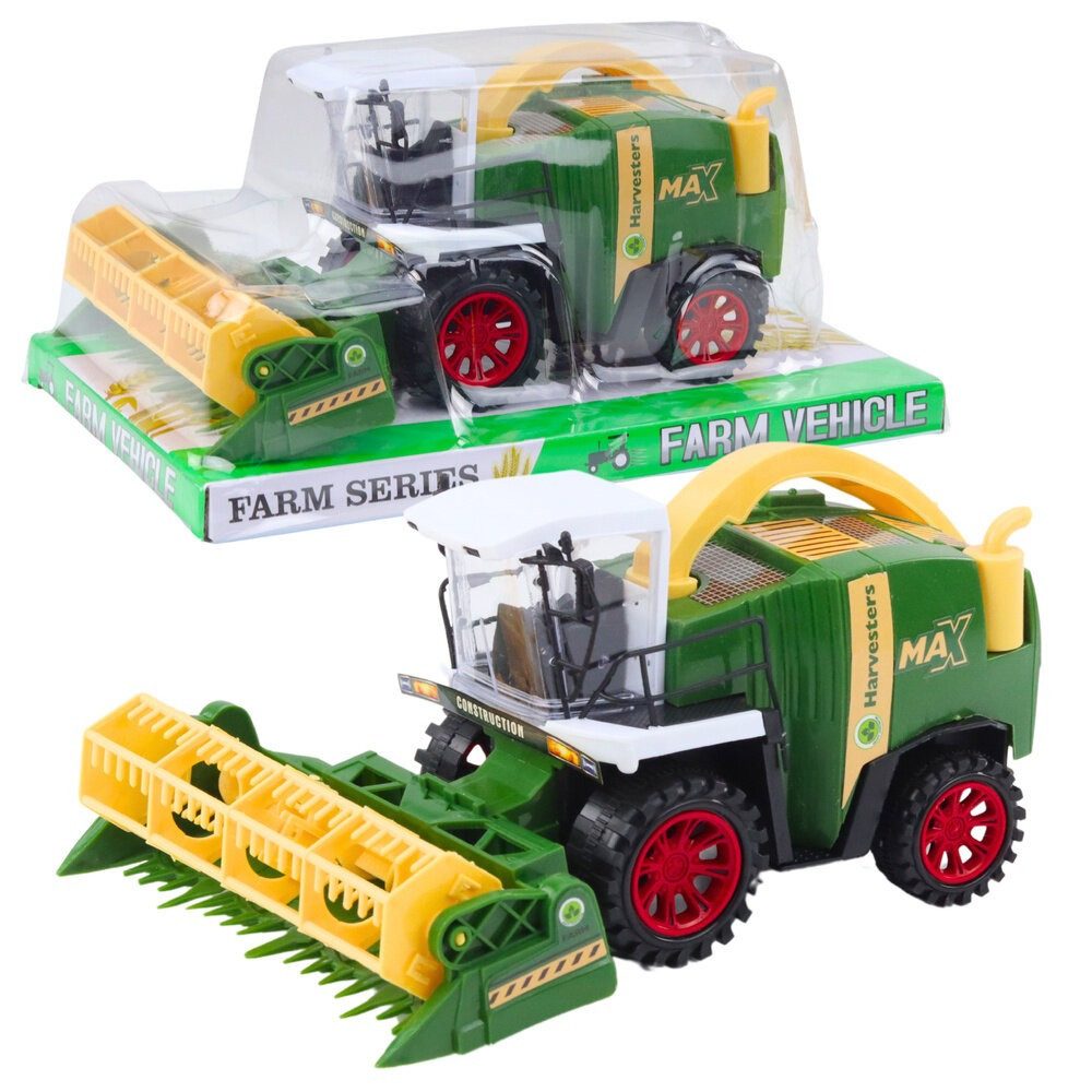 LEAN TOYS Spielzeug-Mähdrescher LeanToys Mähdrescher Landwirt Landwirtschaftliche Getreidemähdrescher