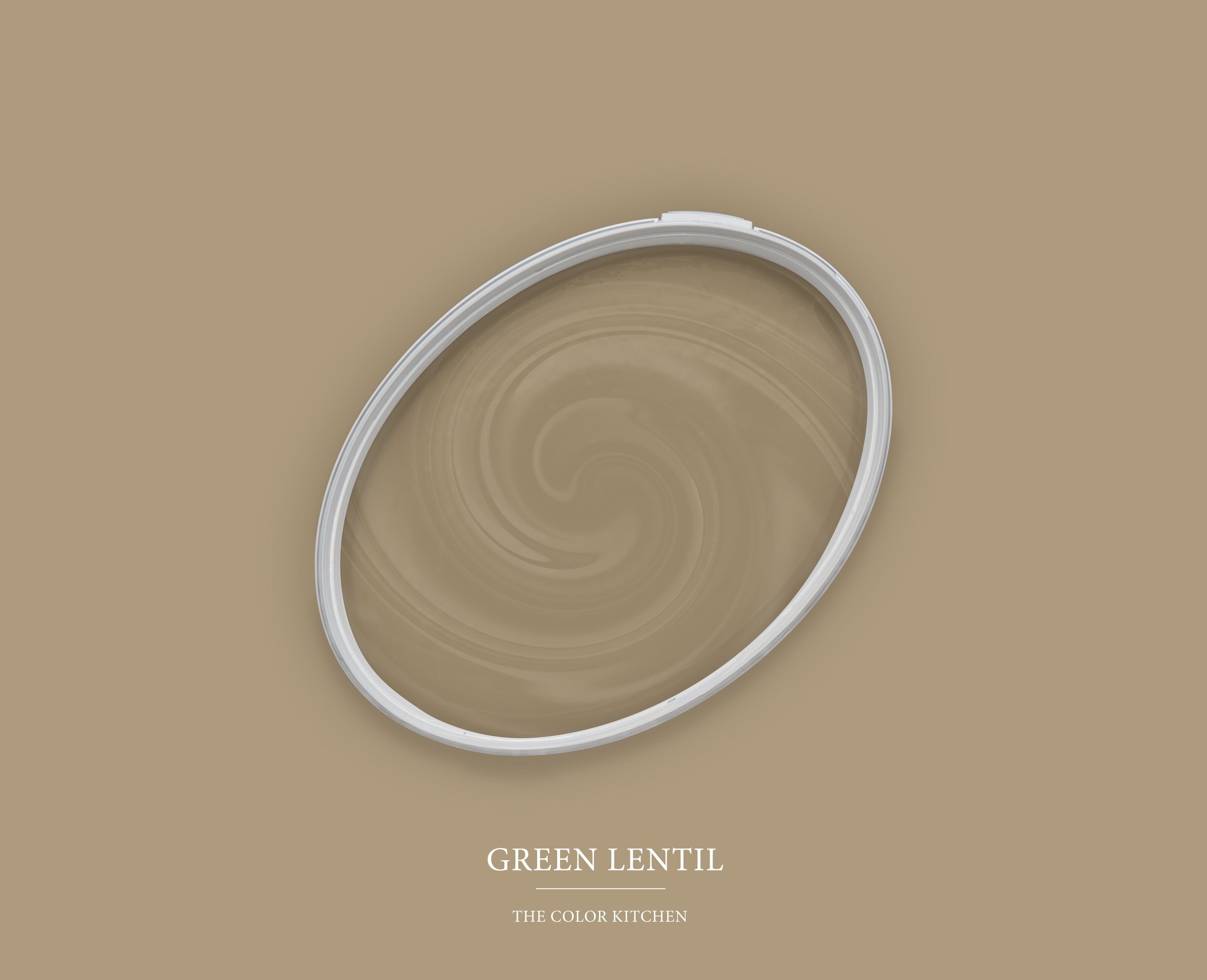 Lentil Green A.S. 6001 5l Deckenfarbe Création Seidenmatt und Wandfarbe, Innenfarbe Wand-