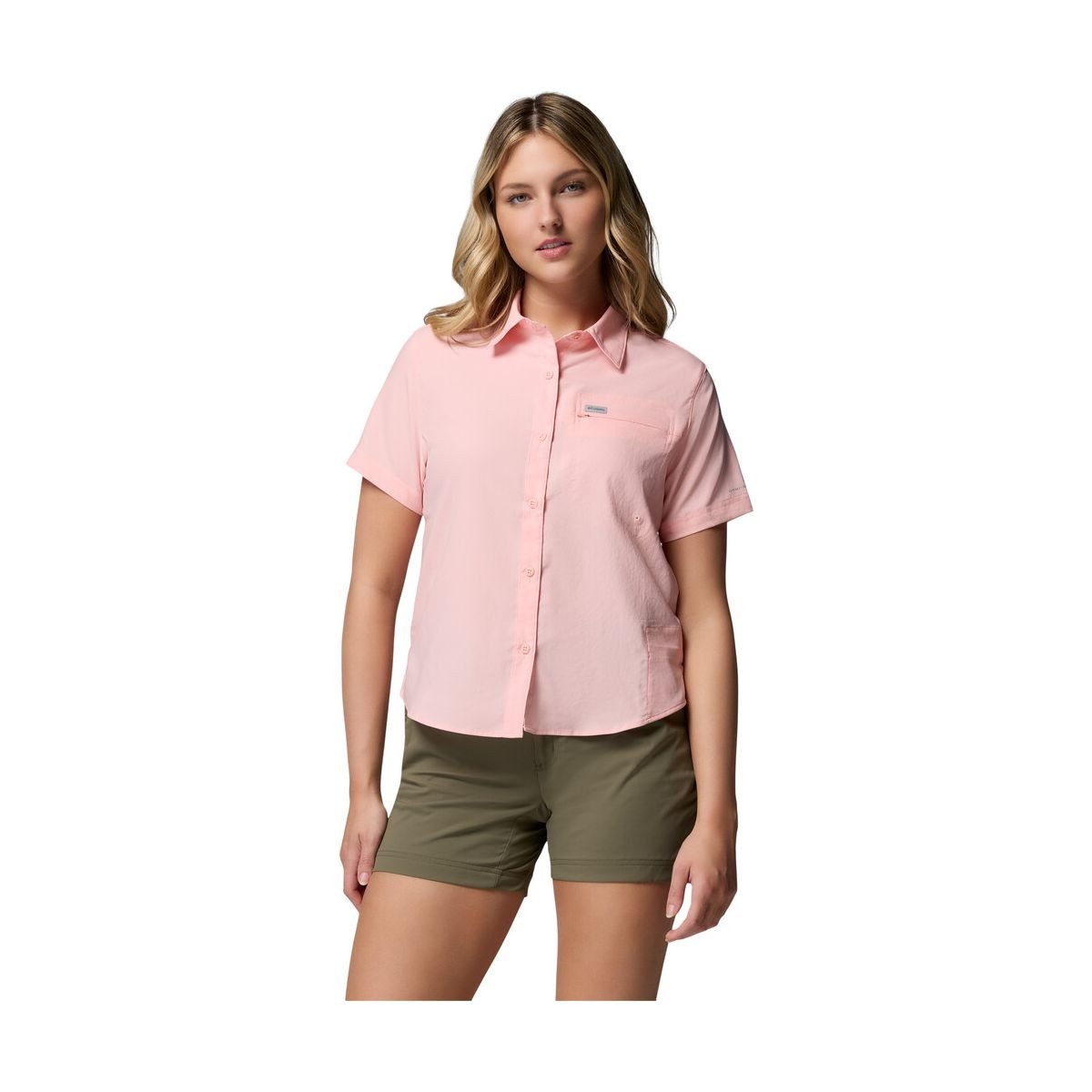 Columbia Outdoorbluse Silver Ridge Utility II Short Sleeve Shirt Vielseitiges, leichtes Outdoor-Hemd mit Sonnenschutz und