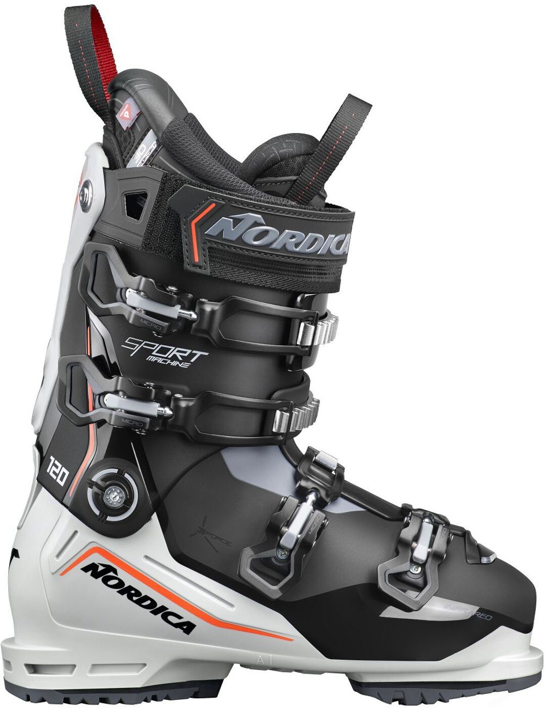 Nordica SPORTMACHINE 3 120 (GW) N96 SCHWARZ-GRAU-ROT Skischuh