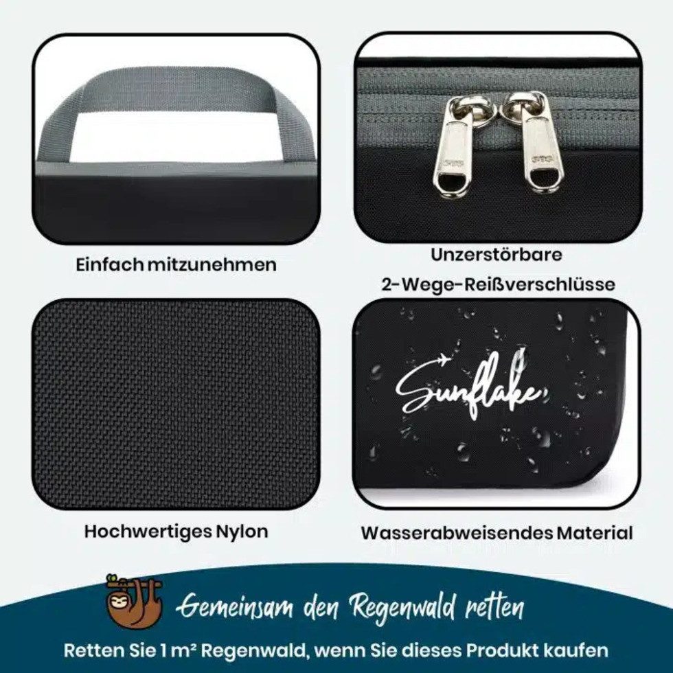 Sunflake Kofferorganizer Kompressions-Packwürfel / Kompressionswürfel 6 Stück (6-tlg)