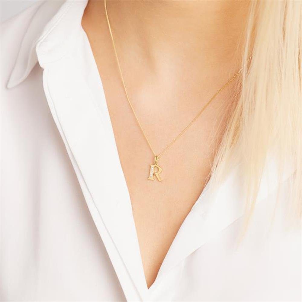 Unique Buchstabenanhänger 333er Gold An...