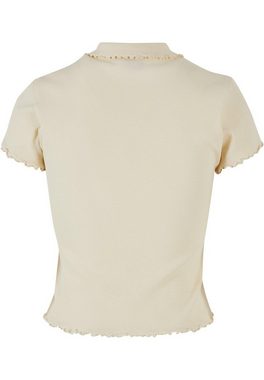 URBAN CLASSICS T-Shirt Urban Classics Damen Ladies Rib Polo Tee (1-tlg)