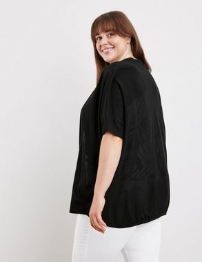 Samoon Cardigan Oversized-Strickjacke mit halbem Arm