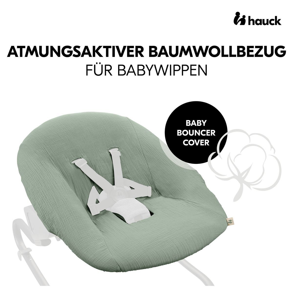 Hauck Hochstuhltablett Sage, Baumwolle, Bezug für günstig online kaufen