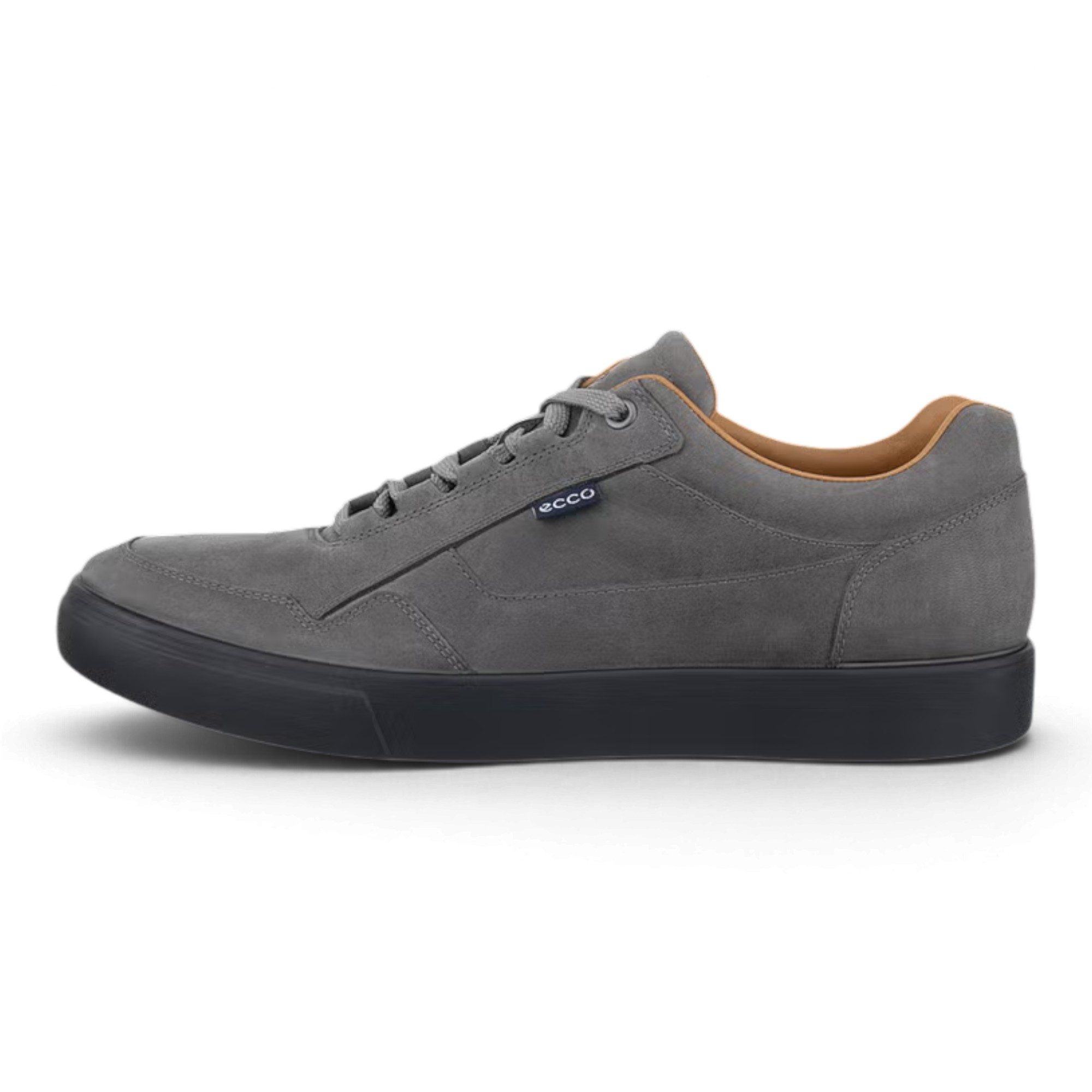 Ecco Soft 10 (Premium-Leder) grau Herren Sneaker