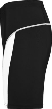 James & Nicholson Laufhose Kurze Lauftights Herren Laufhose Running Shorts JN478 (Doppelpack, 2er-Pack) Weiche, elastische Qualität mit Elasthan