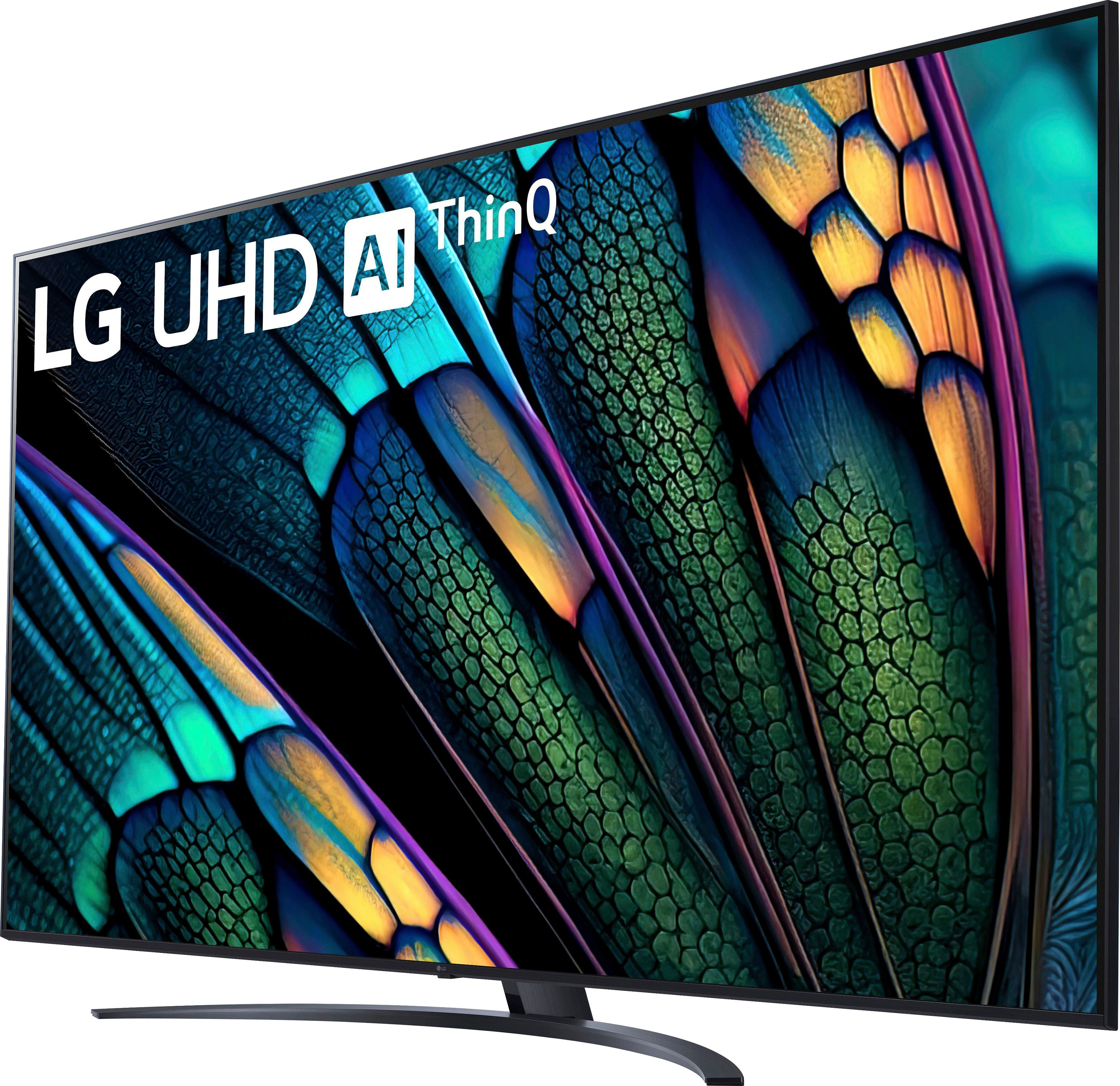 LG 86UR81006LA Ultra UHD,α7 AI-Prozessor,HDR10,AI LED-Fernseher 4K (218 Gen6 Control) HD, Brightness Pro,AI 4K Smart-TV, Sound cm/86 Zoll