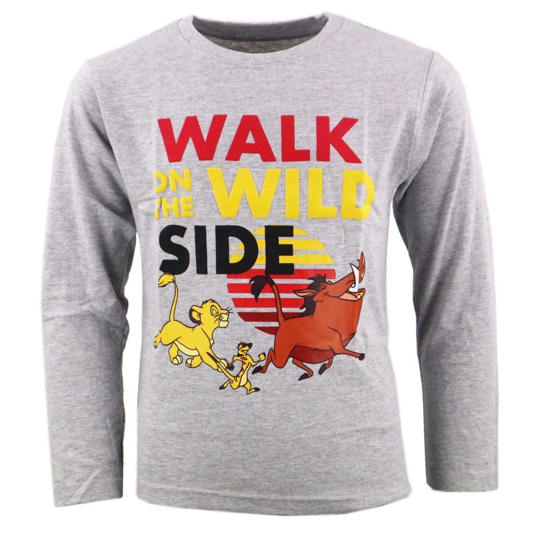 Langarmshirt Disney König Löwen Kinder langarm T-Shirt