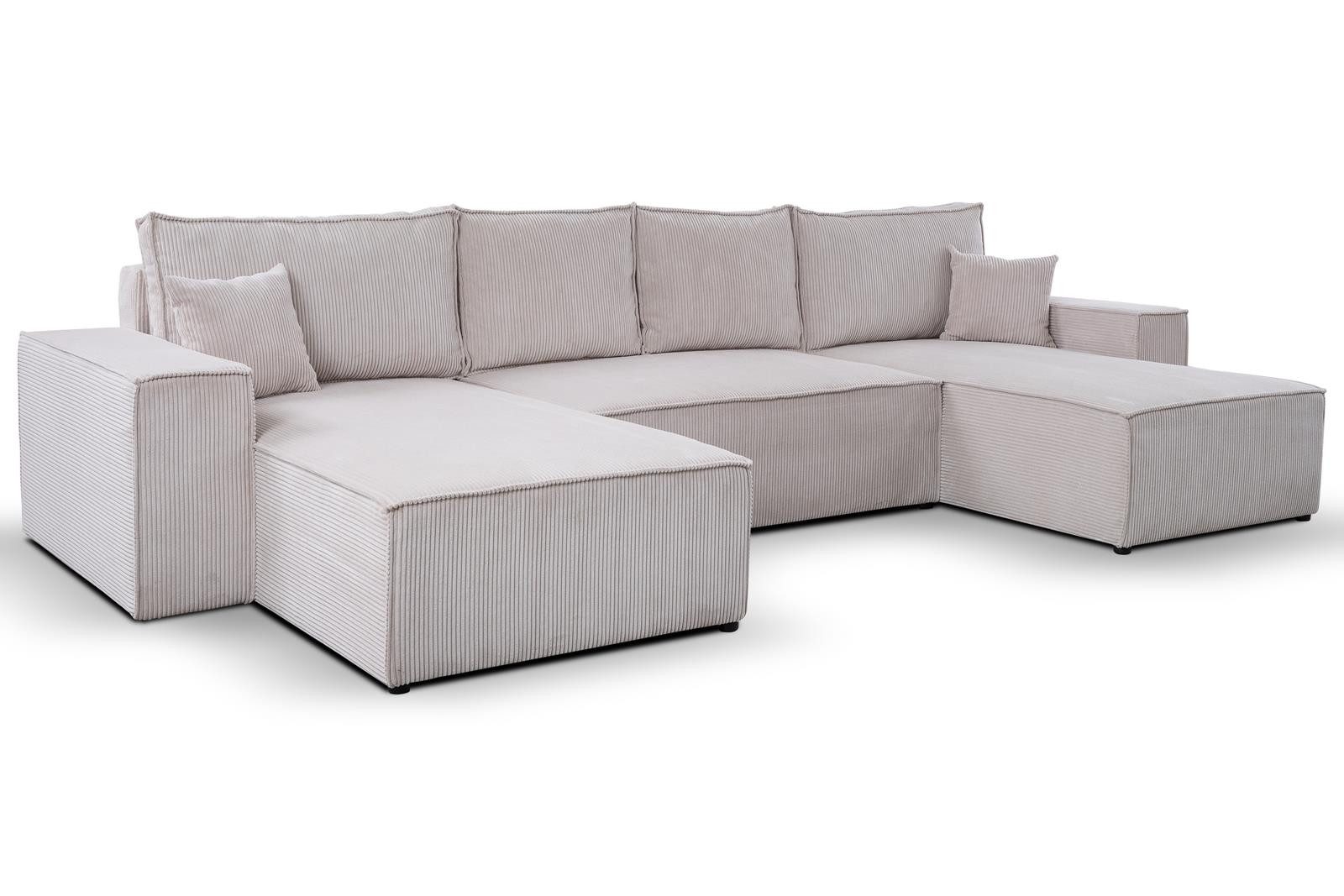 Compleo Ecksofa 370 cm breit, U-Form günstig online kaufen