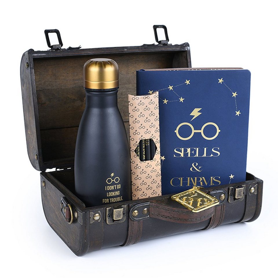 empireposter Geschenkbox Harry Potter - Geschenkkoffer mit Notizbuch,  Flasche und Stifte