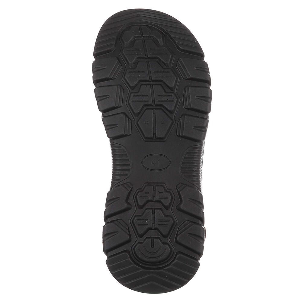 Coolwalk Herren Sandale mit Klettverschluss, sportlich Sandale (92009882) Flach Sandalen in Schwarz