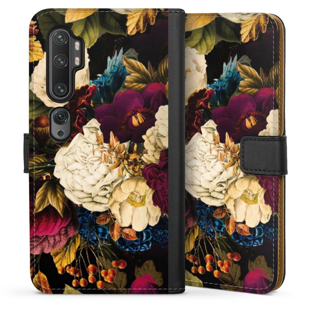 Handyhülle Vintage Blumen Muster Dark Vintage Flowers