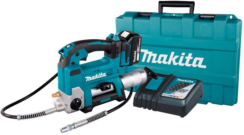 Makita Akku-Kartuschenpistole Fettpresse DGP180Z, inkl. Zylinder, 18 V, ohne Akku und Ladegerät