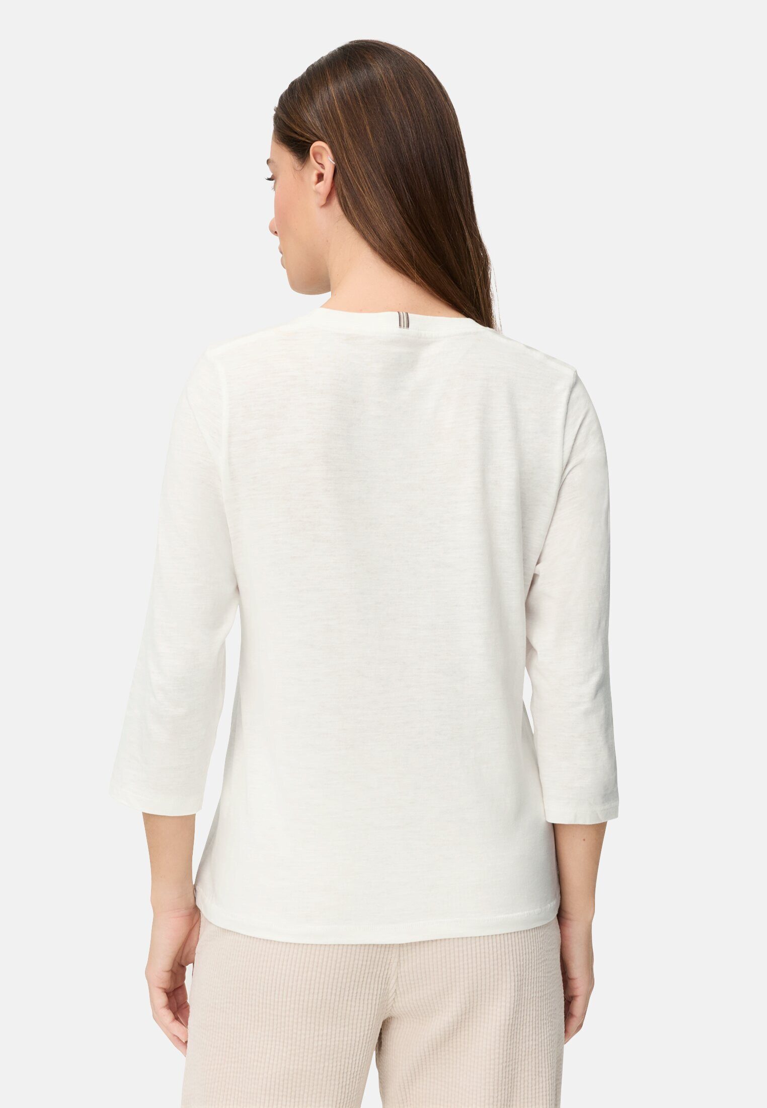 camel active Longsleeve T-Shirt mit 3/4-Ärmeln Dreiviertelarm (1-tlg) günstig online kaufen