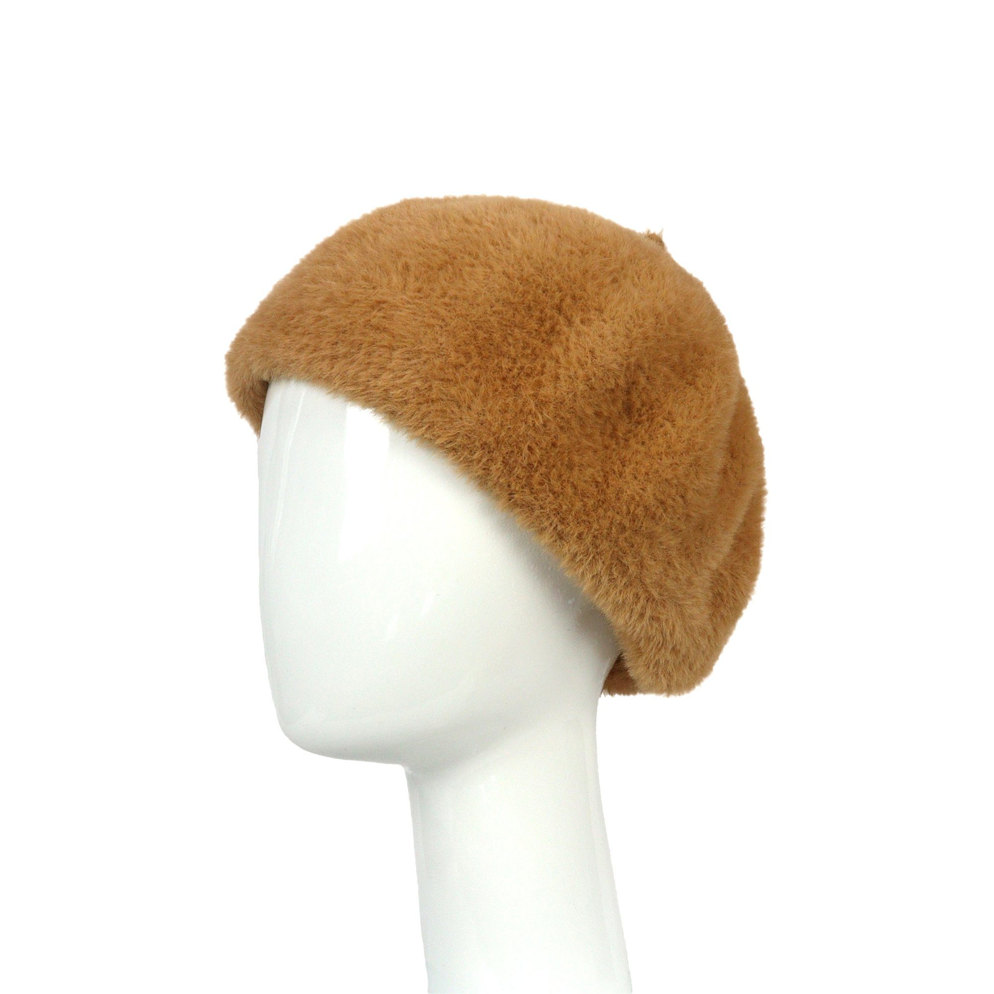 ZEBRO Baskenmütze Plüsch Beret günstig online kaufen