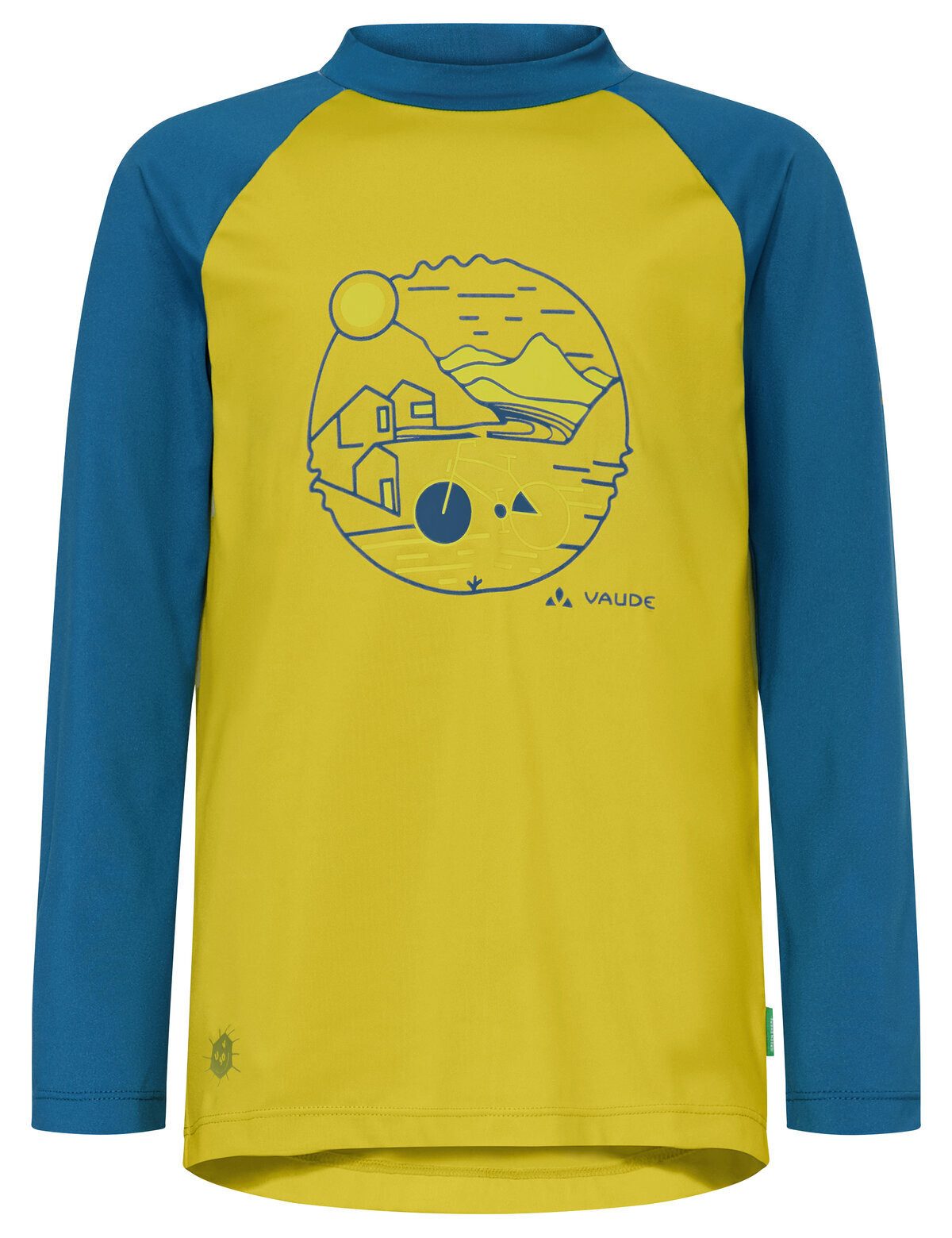 VAUDE Rundhalspullover Kids Solaro LS T-Shirt III (1-tlg) Kinder Langarmshirt mit hohem UV-Schutz