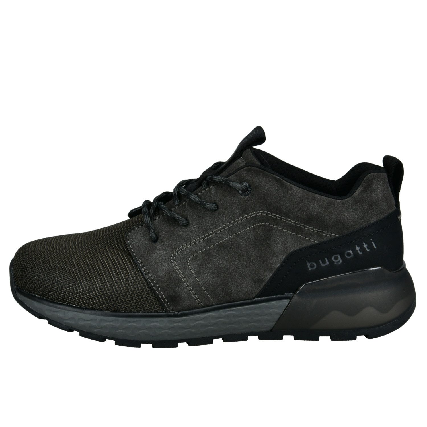 bugatti Plasmax (textiles Obermaterial) dunkelgrau Herren Sneaker